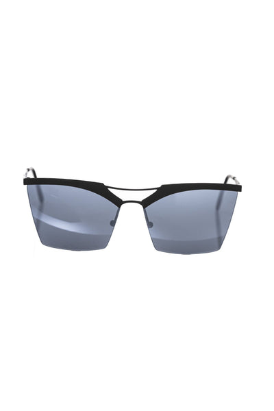 Frankie Morello Black Metallic Women's Sunglass - Masuh best bargains 