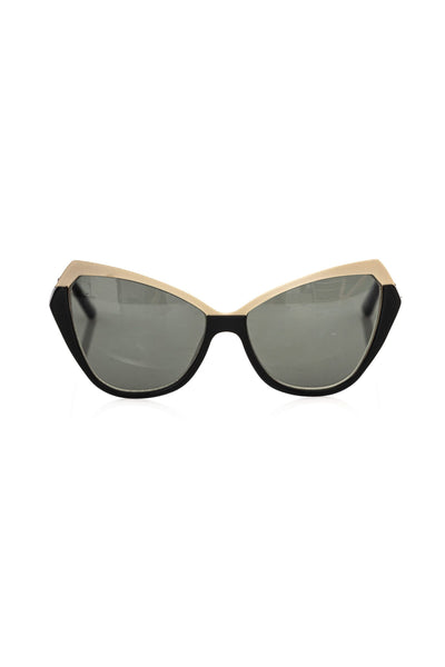 Frankie Morello Black Acetate Women Sunglasses - Masuh best bargains 