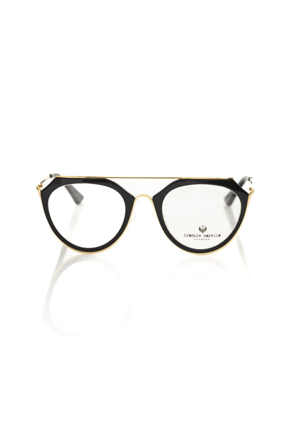 Frankie Morello Black Acetate Women Frame - Masuh best bargains 