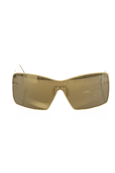 Frankie Morello Gold Metallic Sunglasses for Women - Masuh best bargains 