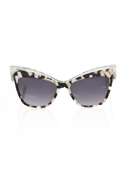 Frankie Morello Black Acetate Women Sunglass - Masuh best bargains 