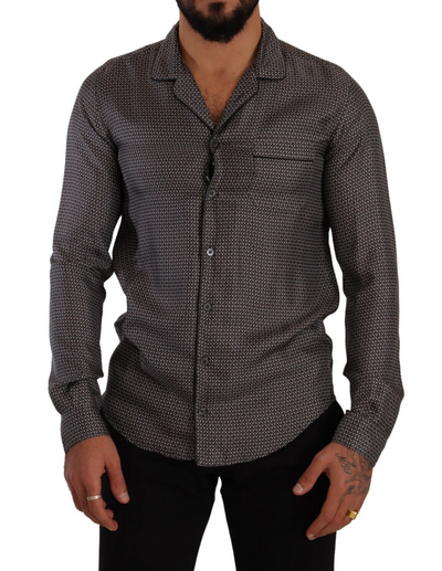 Dolce & Gabbana Elegant Silk Button Down Shirt - Masuh best bargains 