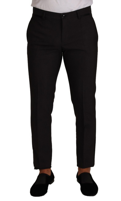 Dolce & Gabbana Elegant Skinny Tuxedo Trousers - Masuh best bargains 