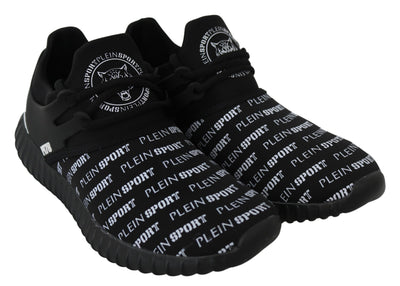 Plein Sport Chic Black Runner Henry Sport Sneakers - Masuh best bargains 