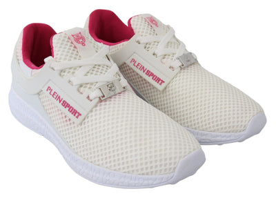 Plein Sport Exclusive White Runner Becky Sneakers - Masuh best bargains 