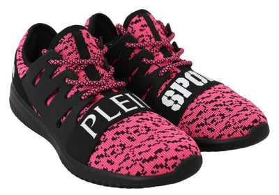 Plein Sport Chic Pink Blush Athletic Sneakers - Masuh best bargains 