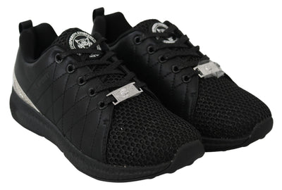 Plein Sport Exquisite Black Runner Gisella Sports Sneakers - Masuh best bargains 