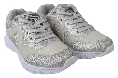 Plein Sport Chic Silver Runner Jasmines Sneakers - Masuh best bargains 