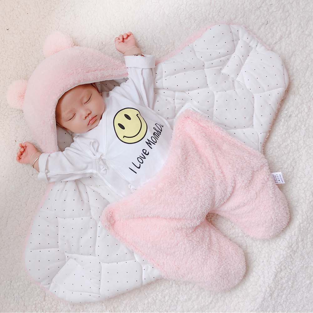 Baby Sleeping Bag Envelope for Newborn Baby Winter Swaddle Blanket - Masuh best bargains 