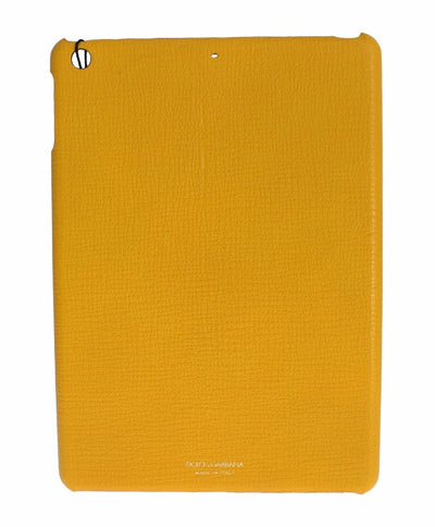 Dolce & Gabbana Chic Yellow Leather Tablet Case - Masuh best bargains 
