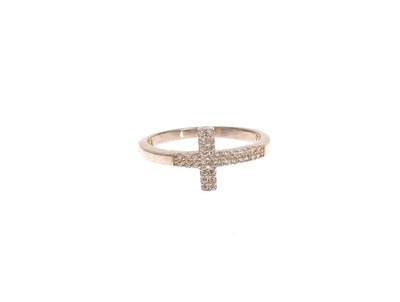 Nialaya Silver CZ Cross Statement Ring - Masuh best bargains 