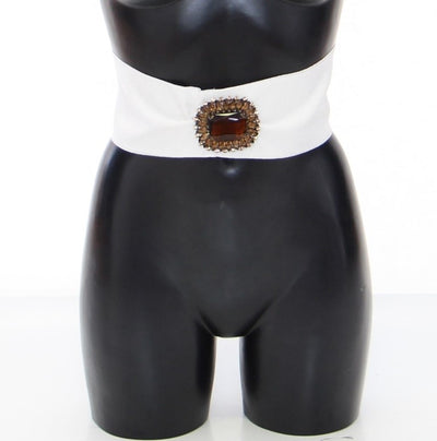 Dolce & Gabbana Embellished Snap Button Waist Belt - Masuh best bargains 