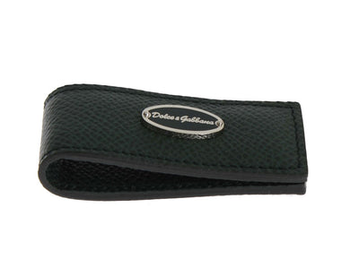 Dolce & Gabbana Elegant Green Leather Money Clip - Masuh best bargains 