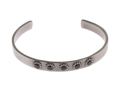 Chic Nialaya Silver CZ Bangle for Her - Masuh best bargains 