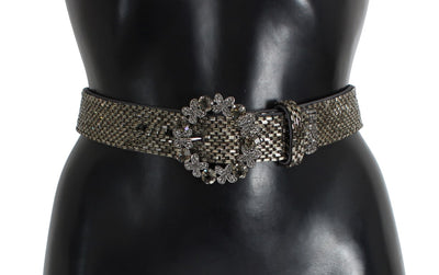 Dolce & Gabbana Embellished Sequined Wide Waist Belt - Masuh best bargains 