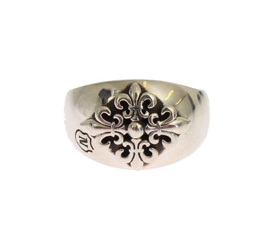 Nialaya Exquisite Silver Statement Ring for Men - Masuh best bargains 