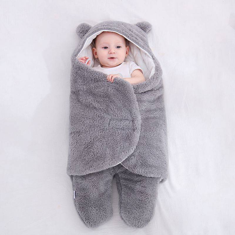 Baby Sleeping Bag Envelope for Newborn Baby Winter Swaddle Blanket - Masuh best bargains 