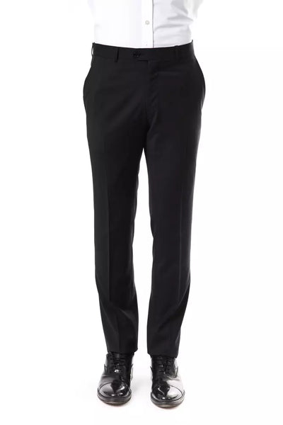 Uominitaliani Gray Wool Men's Pants - Masuh best bargains 