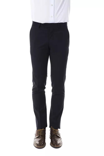 Uominitaliani Gray Wool Men's Pant - Masuh best bargains 