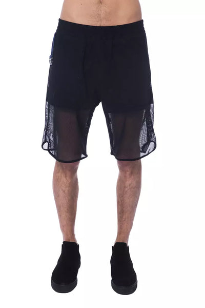 Nicolo Tonetto Black Polyester Men Short - Masuh best bargains 