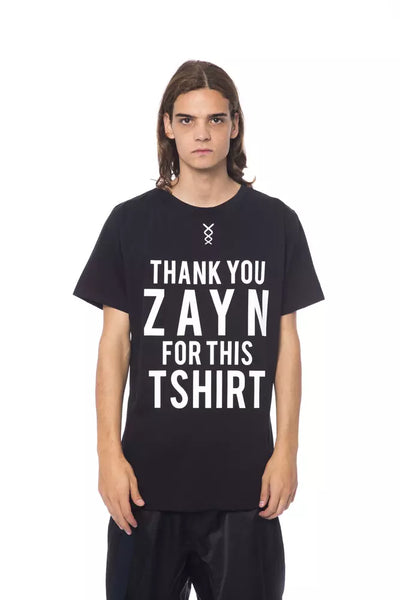 Nicolo Tonetto Black Cotton Men T-Shirt - Masuh best bargains 