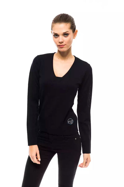 Montana Blu Blue Wool Women Sweater - Masuh best bargains 