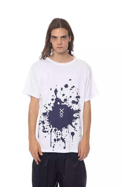 Nicolo Tonetto White Cotton Men T-Shirt - Masuh best bargains 