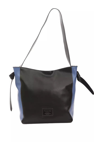 Pompei Donatella Black Leather Women Shoulder Bag - Masuh best bargains 