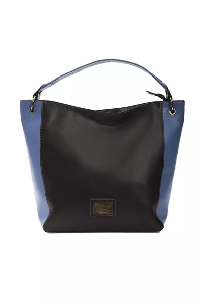 Pompei Donatella Black Leather Women Shoulder Bag - Masuh best bargains 