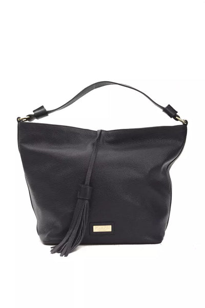 Pompei Donatella Gray Leather Women Shoulder Bag - Masuh best bargains 