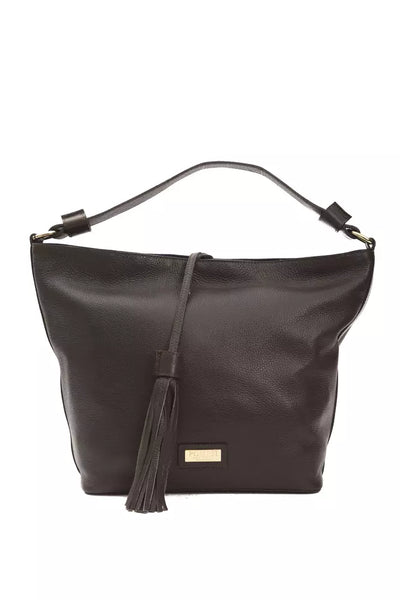 Pompei Donatella Brown Leather Women Shoulder Bag - Masuh best bargains 