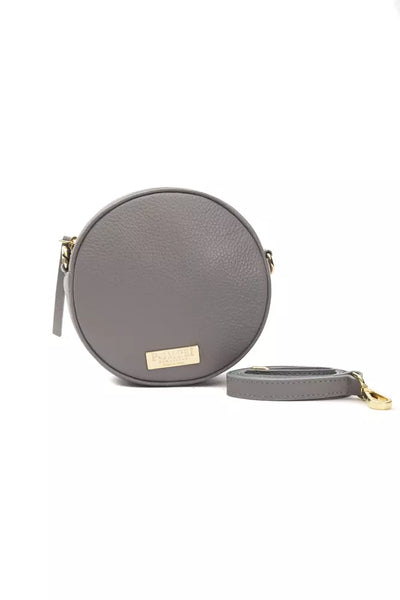 Pompei Donatella Gray Leather Women Crossbody - Masuh best bargains 
