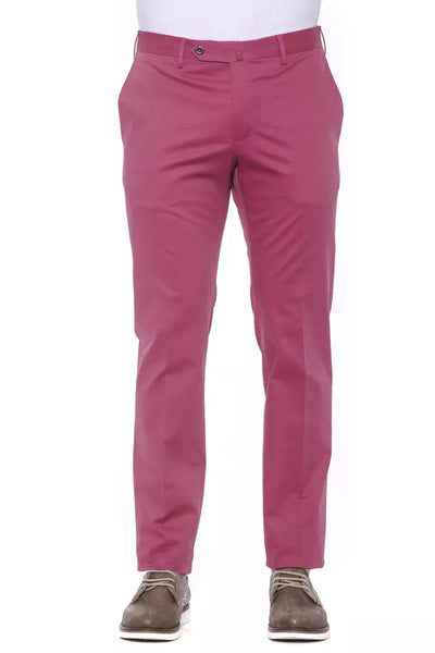PT Torino Fuchsia Cotton Men Trouser - Masuh best bargains 