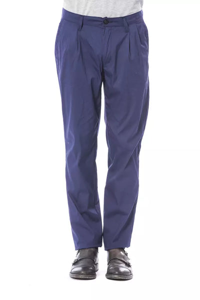 Verri Blue Cotton Men's Chino Pant - Masuh best bargains 