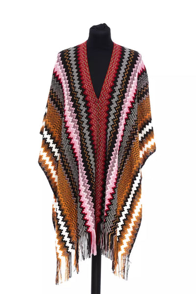 Missoni Multicolor Wool Women Poncho - Masuh best bargains 