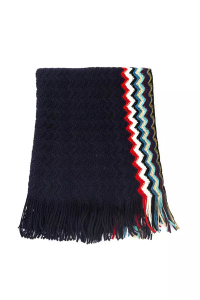 Missoni Black Wool Men Scarf - Masuh best bargains 