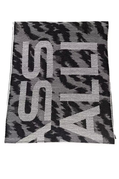 Cavalli Class Gray Wool Men Scarf - Masuh best bargains 