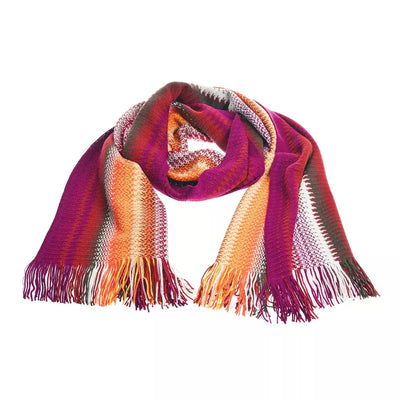 Missoni Multicolor Wool Men Scarf - Masuh best bargains 
