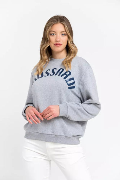 Trussardi Gray Cotton Women Sweater - Masuh best bargains 
