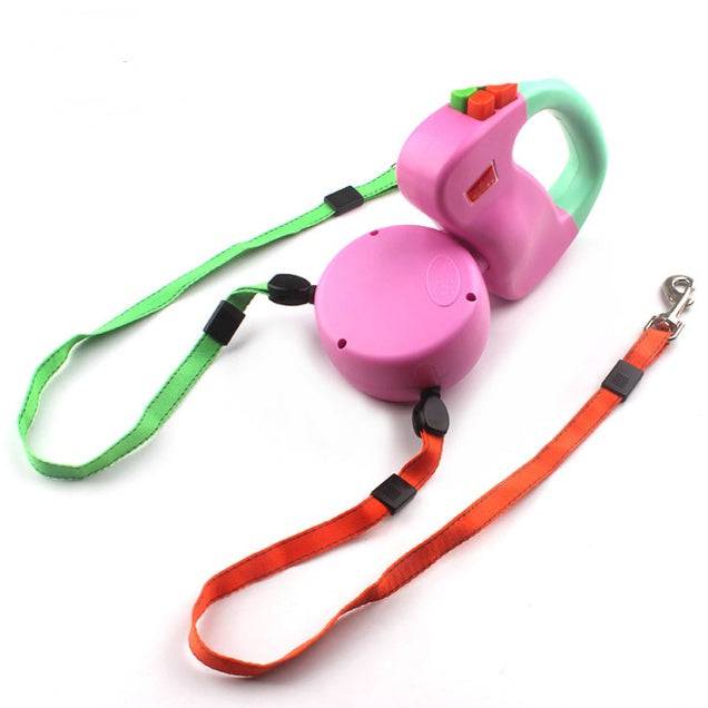 Retractable Dual Pet Dog Walking rope - Masuh best bargains 