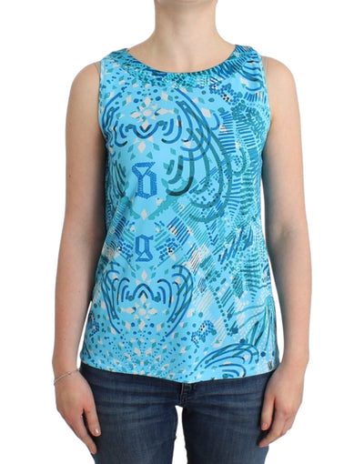 John Galliano Elegant Sleeveless Silk-Detailed Top - Masuh best bargains 