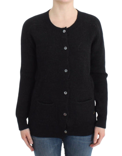 John Galliano Chic Transparent Back Woolen Cardigan - Masuh best bargains 