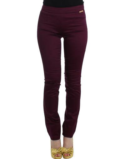 John Galliano Elegant Purple Slim Pants - Masuh best bargains 