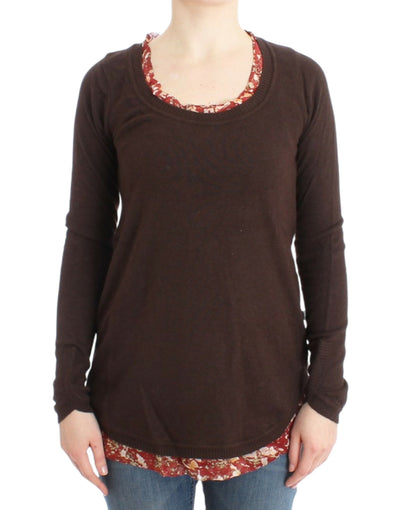Cavalli Chic Crewneck Silk-Appliqué Sweater - Masuh best bargains 
