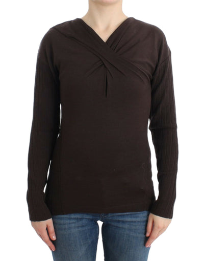 Cavalli Chic Keyhole Virgin Wool Sweater - Masuh best bargains 