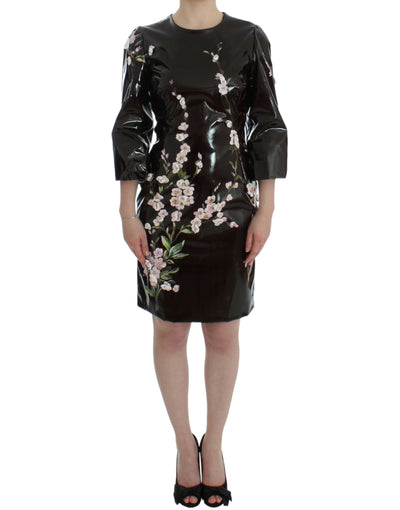 Dolce & Gabbana Elegant Floral Sheath Cocktail Dress - Masuh best bargains 