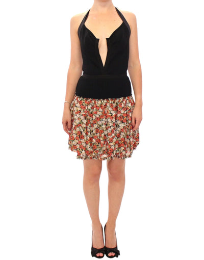 Dolce & Gabbana Elegant Floral Halterneck Bubble Dress - Masuh best bargains 
