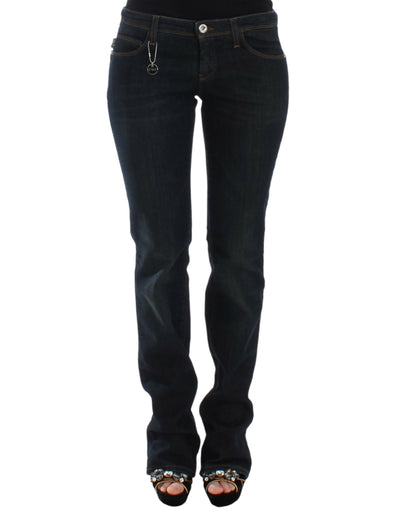 Costume National Chic Blue Slim Fit Denim Delight - Masuh best bargains 