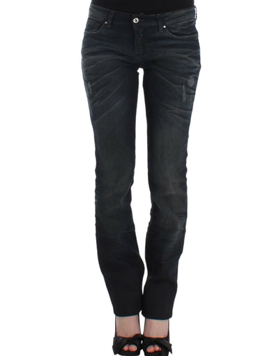 Costume National Chic Superskinny Blue Denim Jeans - Masuh best bargains 