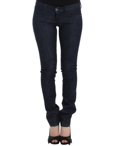 Costume National Chic Dark Blue Skinny Leg Jeans - Masuh best bargains 